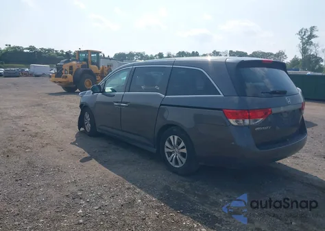 2014 Honda Odyssey Ex-L из США, поврежденный, VIN 5FNRL5H6XEB121390